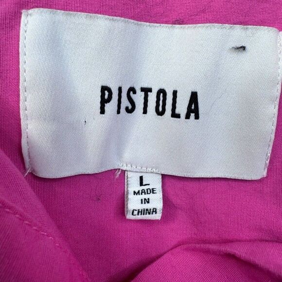 Pistola Sloane Oversized Button Up Shirt Pink - Picture 5 of 10